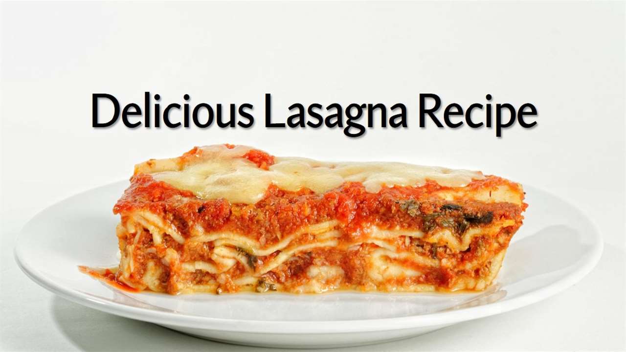 Chef John's Lasagna Recipe